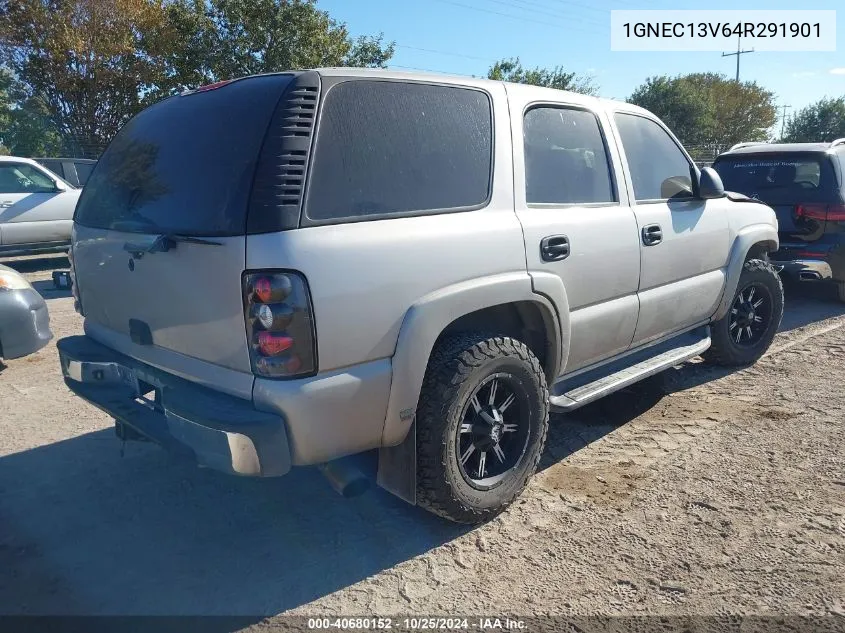 2004 Chevrolet Tahoe Ls VIN: 1GNEC13V64R291901 Lot: 40680152