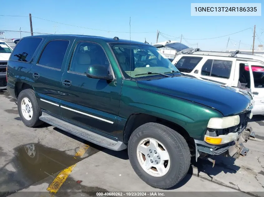 2004 Chevrolet Tahoe Lt VIN: 1GNEC13T24R186335 Lot: 40680262