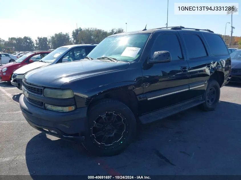 2004 Chevrolet Tahoe Lt VIN: 1GNEC13T94J331286 Lot: 40691697