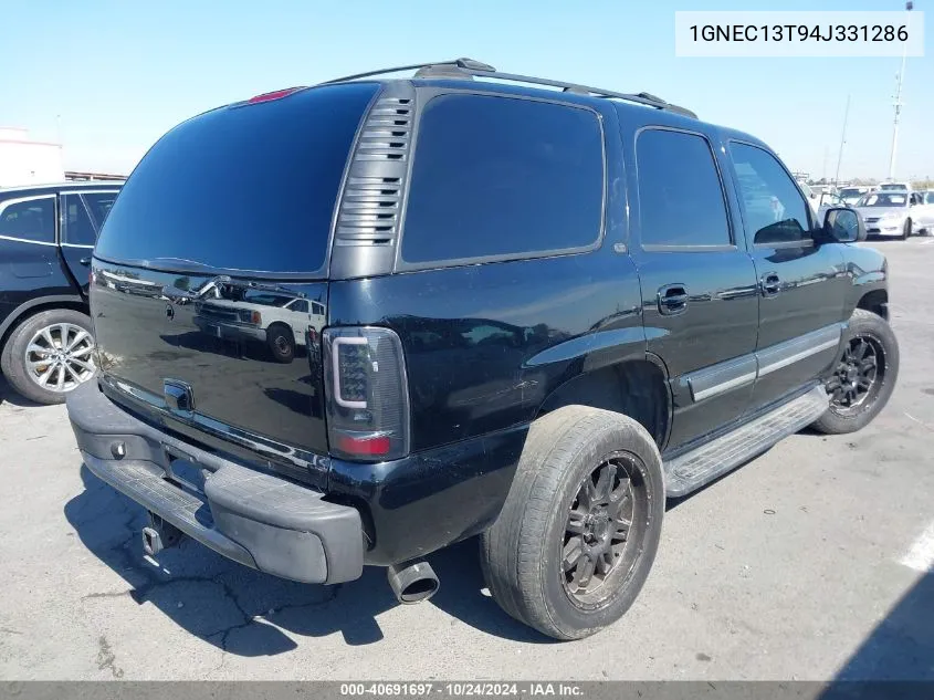 2004 Chevrolet Tahoe Lt VIN: 1GNEC13T94J331286 Lot: 40691697