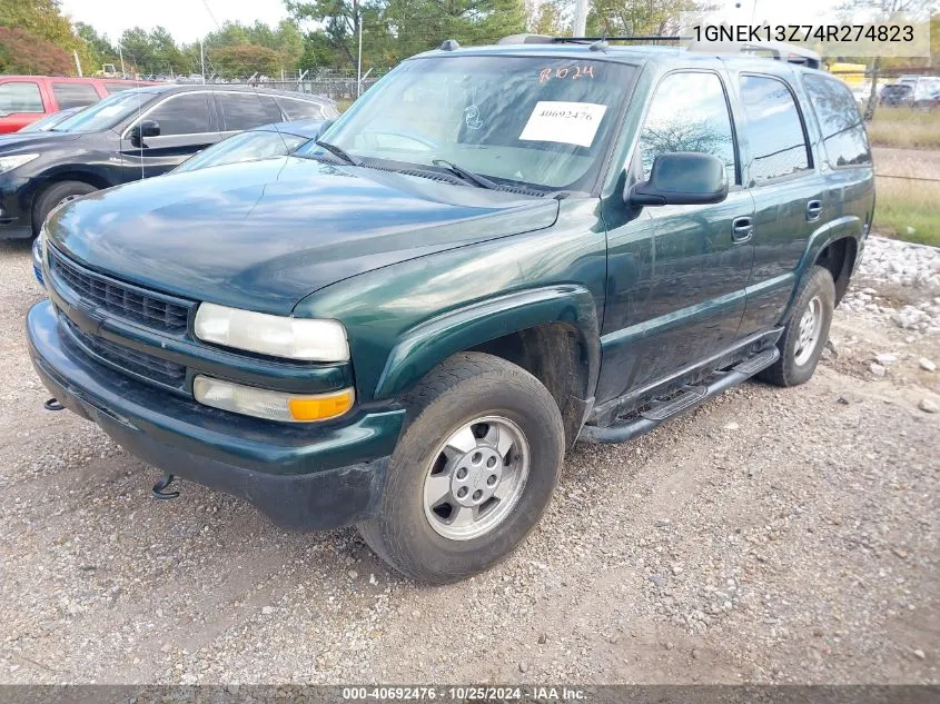 2004 Chevrolet Tahoe Z71 VIN: 1GNEK13Z74R274823 Lot: 40692476