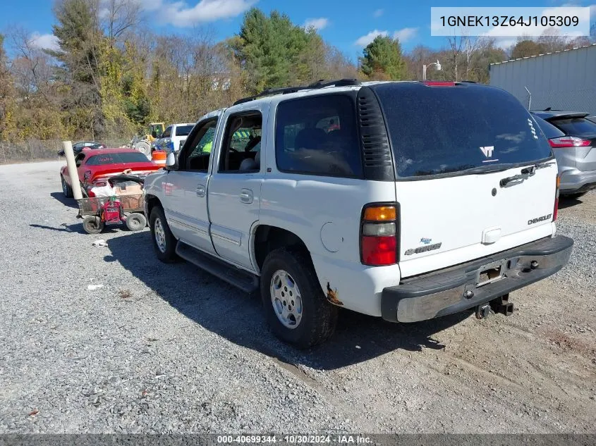 2004 Chevrolet Tahoe Lt VIN: 1GNEK13Z64J105309 Lot: 40699344