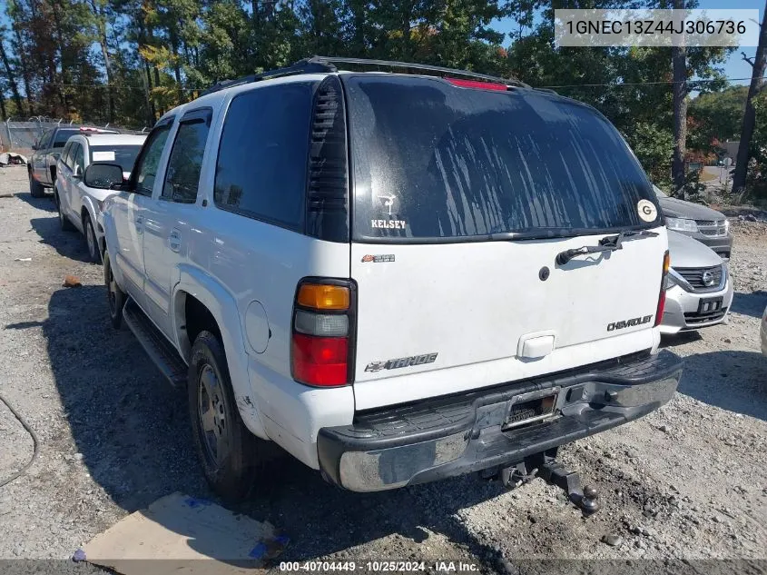 2004 Chevrolet Tahoe Lt VIN: 1GNEC13Z44J306736 Lot: 40704449