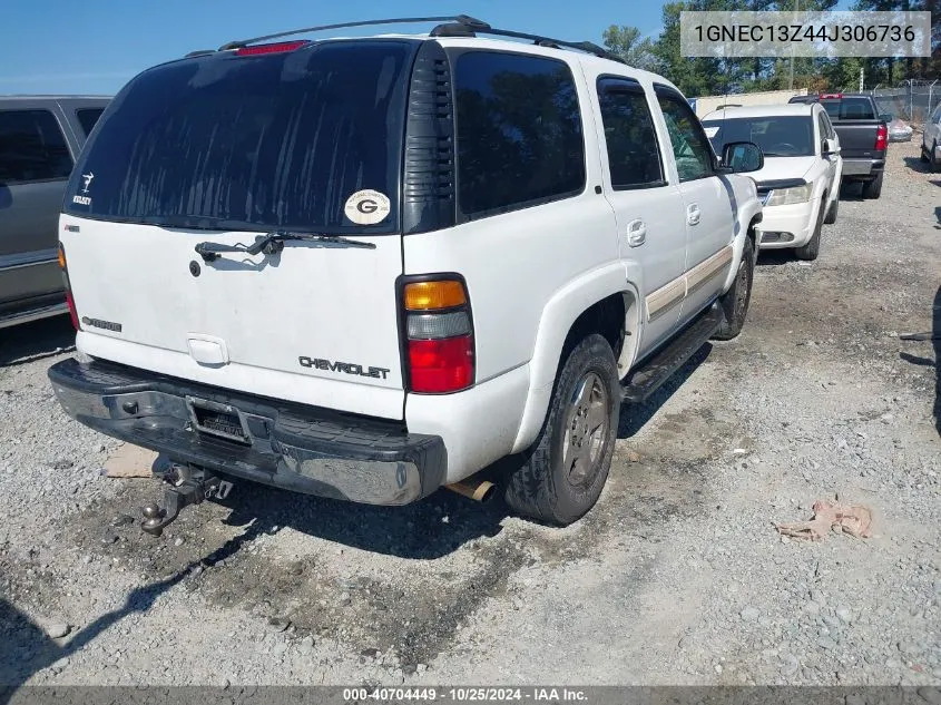 2004 Chevrolet Tahoe Lt VIN: 1GNEC13Z44J306736 Lot: 40704449