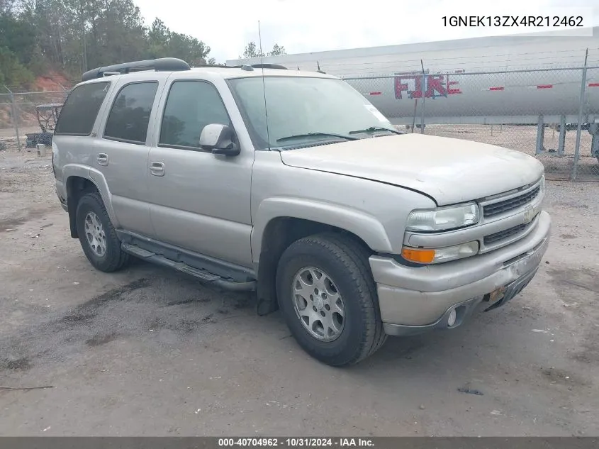 2004 Chevrolet Tahoe Z71 VIN: 1GNEK13ZX4R212462 Lot: 40704962