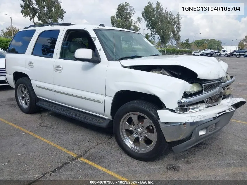 2004 Chevrolet Tahoe Lt VIN: 1GNEC13T94R105704 Lot: 40707988