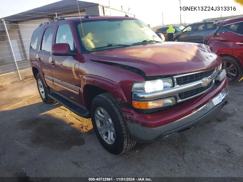 2004 Chevrolet Tahoe Lt VIN: 1GNEK13Z24J313316 Lot: 40732961