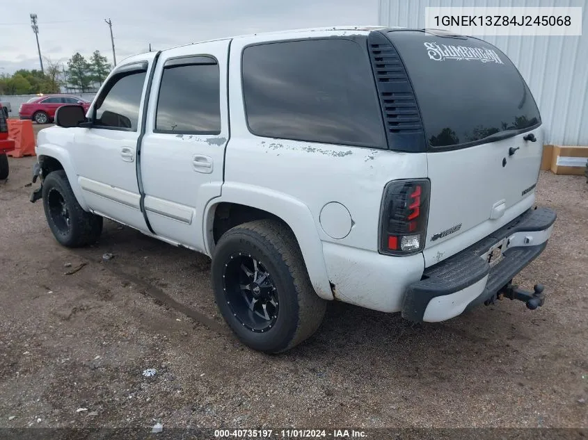 2004 Chevrolet Tahoe Lt VIN: 1GNEK13Z84J245068 Lot: 40735197