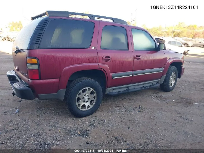 2004 Chevrolet Tahoe Z71 VIN: 1GNEK13Z14R224161 Lot: 40739818