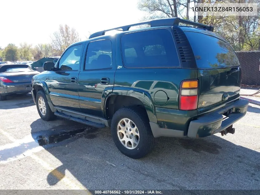 2004 Chevrolet Tahoe Z71 VIN: 1GNEK13Z84R156053 Lot: 40756562