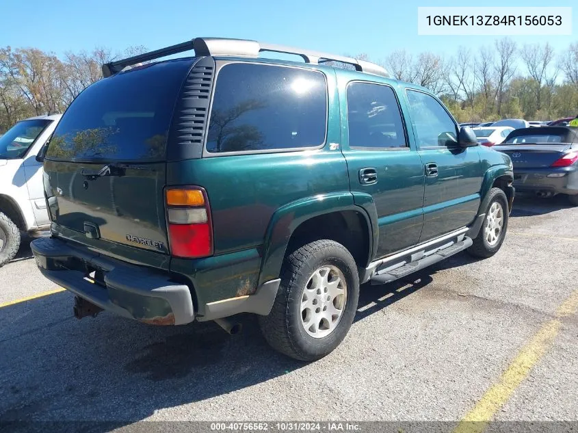 2004 Chevrolet Tahoe Z71 VIN: 1GNEK13Z84R156053 Lot: 40756562