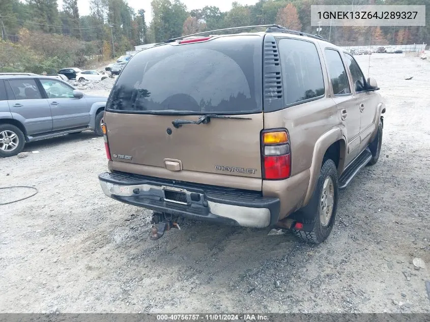 2004 Chevrolet Tahoe K1500 VIN: 1GNEK13Z64J289327 Lot: 40756757