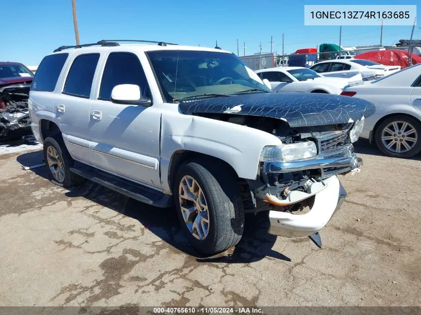 2004 Chevrolet Tahoe Lt VIN: 1GNEC13Z74R163685 Lot: 40765610