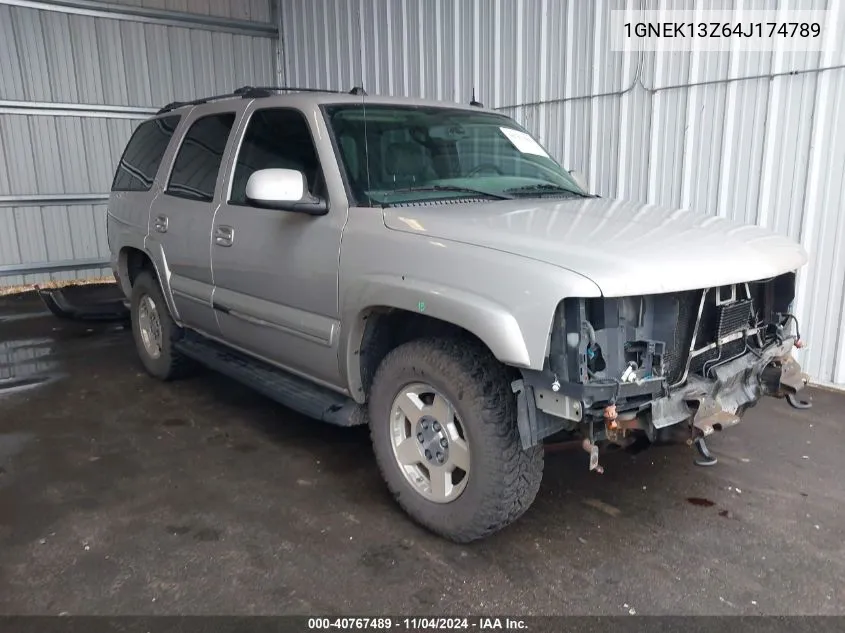 2004 Chevrolet Tahoe Lt VIN: 1GNEK13Z64J174789 Lot: 40767489