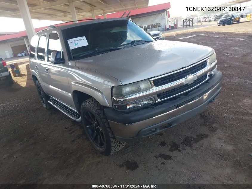 2004 Chevrolet Tahoe Ls VIN: 1GNEK13Z34R130847 Lot: 40768394