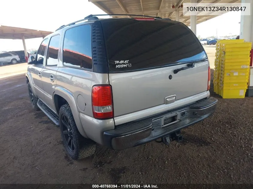 2004 Chevrolet Tahoe Ls VIN: 1GNEK13Z34R130847 Lot: 40768394