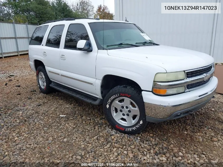 2004 Chevrolet Tahoe Lt VIN: 1GNEK13Z94R147023 Lot: 40777225