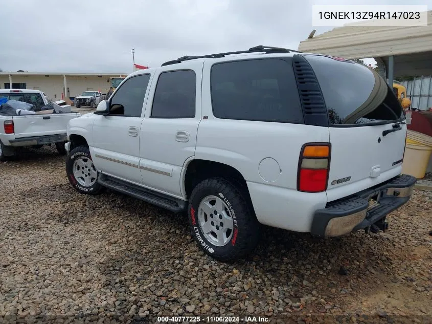 2004 Chevrolet Tahoe Lt VIN: 1GNEK13Z94R147023 Lot: 40777225