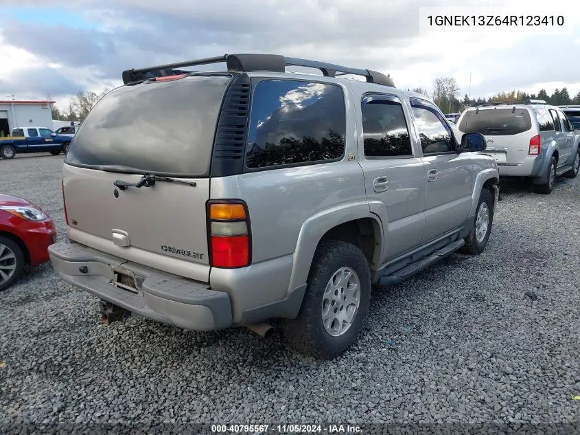 2004 Chevrolet Tahoe Z71 VIN: 1GNEK13Z64R123410 Lot: 40795567