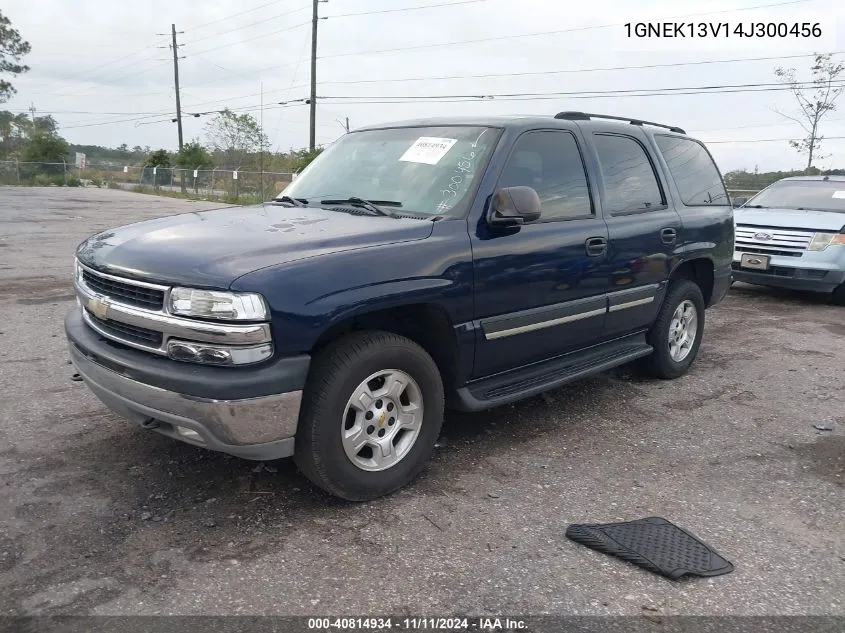 2004 Chevrolet Tahoe Ls VIN: 1GNEK13V14J300456 Lot: 40814934