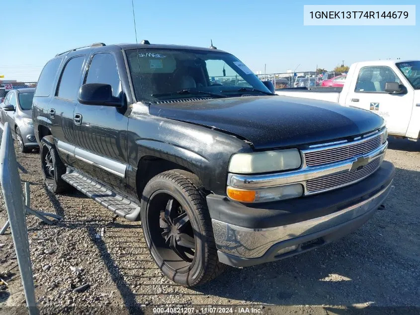 2004 Chevrolet Tahoe Lt VIN: 1GNEK13T74R144679 Lot: 40821207