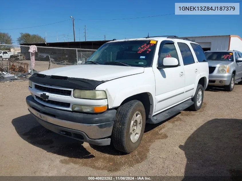 1GNEK13Z84J187379 2004 Chevrolet Tahoe Lt