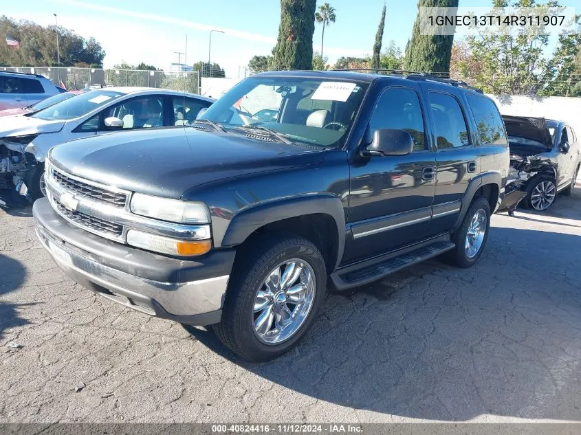 2004 Chevrolet Tahoe Ls VIN: 1GNEC13T14R311907 Lot: 40824416