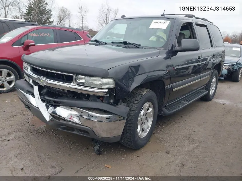 2004 Chevrolet Tahoe Lt VIN: 1GNEK13Z34J314653 Lot: 40828225