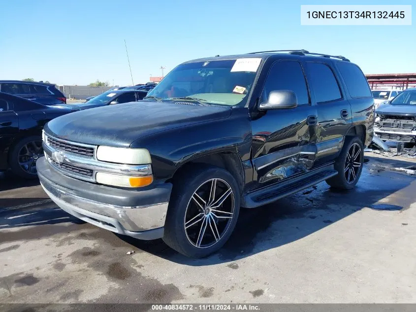 2004 Chevrolet Tahoe Ls VIN: 1GNEC13T34R132445 Lot: 40834572