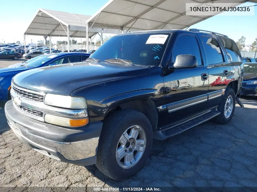 2004 Chevrolet Tahoe Ls VIN: 1GNEC13T64J304336 Lot: 40837006