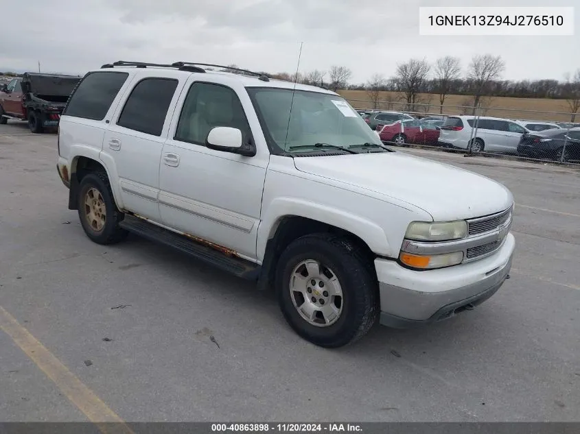 2004 Chevrolet Tahoe Lt VIN: 1GNEK13Z94J276510 Lot: 40863898