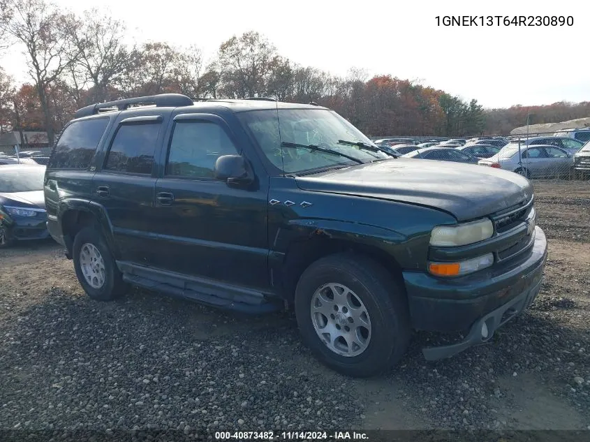 1GNEK13T64R230890 2004 Chevrolet Tahoe Z71