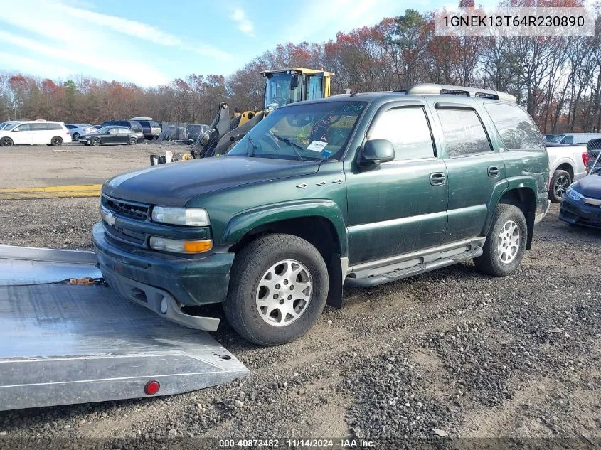 1GNEK13T64R230890 2004 Chevrolet Tahoe Z71