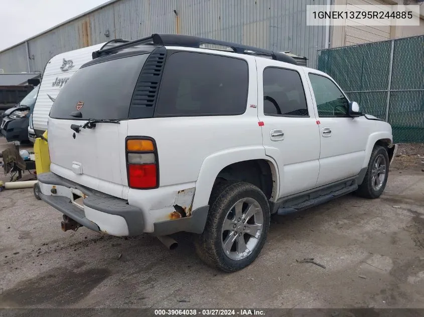 2005 Chevrolet Tahoe Z71 VIN: 1GNEK13Z95R244885 Lot: 39064038