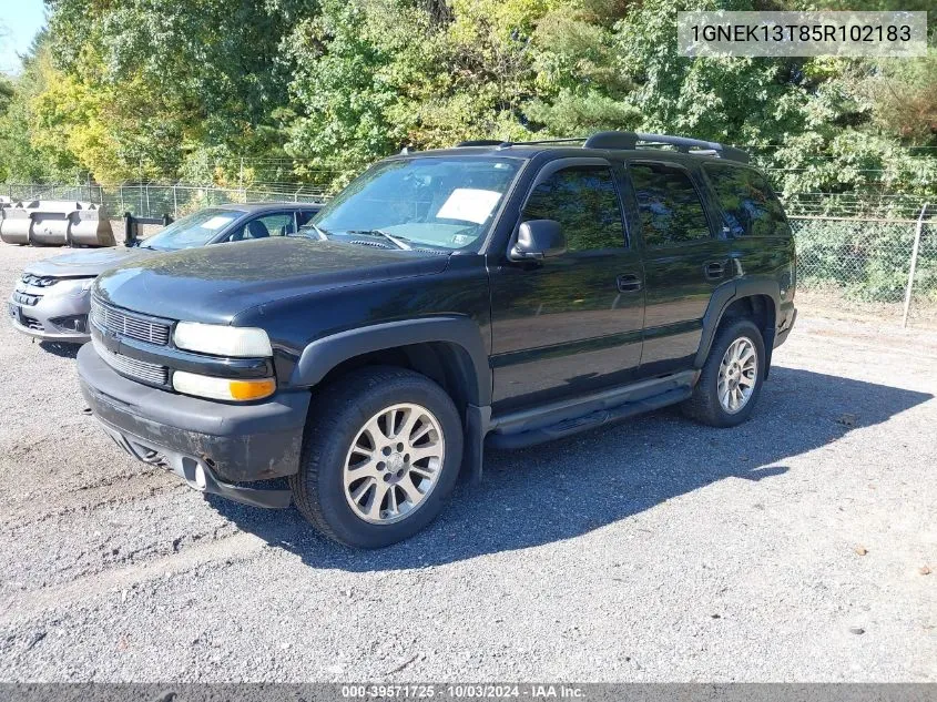 2005 Chevrolet Tahoe Z71 VIN: 1GNEK13T85R102183 Lot: 39571725