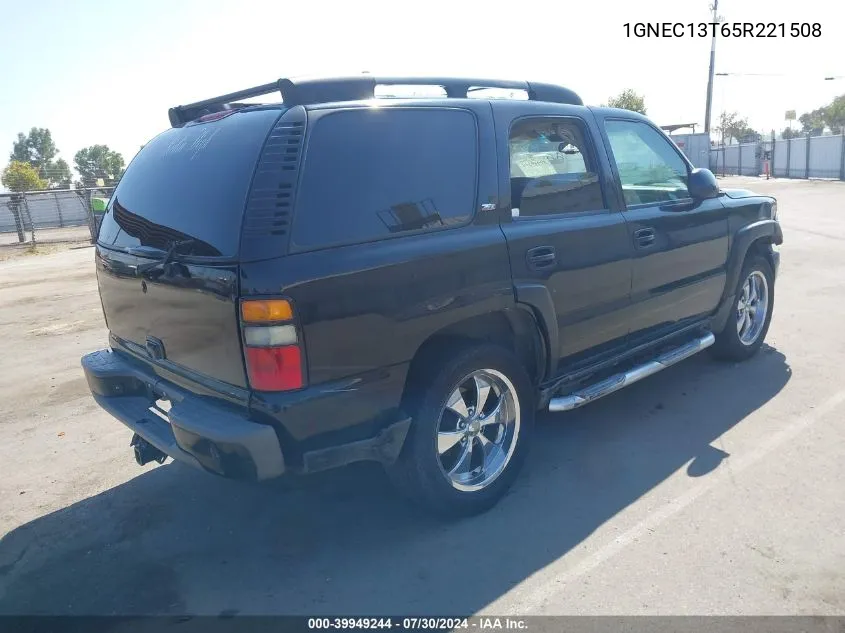 1GNEC13T65R221508 2005 Chevrolet Tahoe Z71