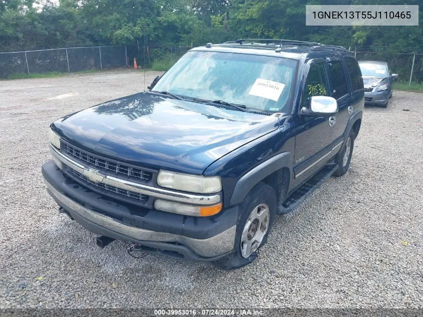 1GNEK13T55J110465 2005 Chevrolet Tahoe Lt