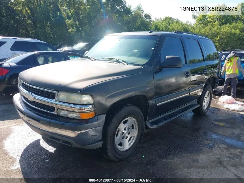 2005 Chevrolet Tahoe Ls VIN: 1GNEC13TX5R224878 Lot: 40120977