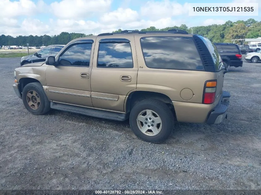 1GNEK13T05J121535 2005 Chevrolet Tahoe Lt