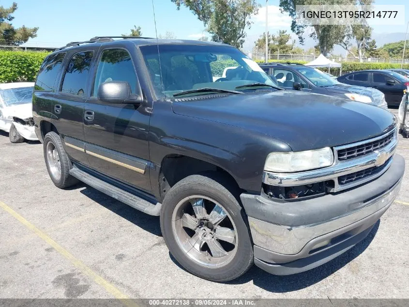 1GNEC13T95R214777 2005 Chevrolet Tahoe C1500