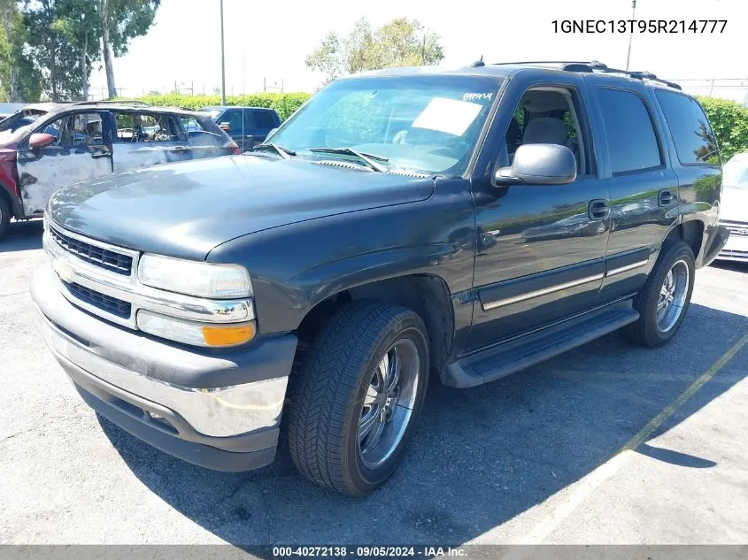 2005 Chevrolet Tahoe C1500 VIN: 1GNEC13T95R214777 Lot: 40272138