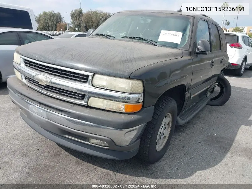 2005 Chevrolet Tahoe Ls/Lt/Z71 VIN: 1GNEC13T15R236191 Lot: 40328602