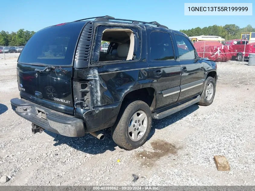 2005 Chevrolet Tahoe Lt VIN: 1GNEC13T55R199999 Lot: 40399862