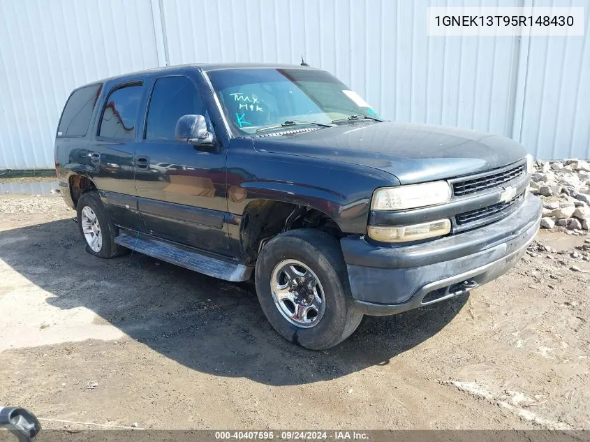 2005 Chevrolet Tahoe Ls VIN: 1GNEK13T95R148430 Lot: 40407595