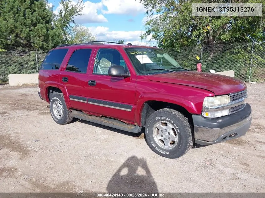 2005 Chevrolet Tahoe Ls VIN: 1GNEK13T95J132761 Lot: 40424140