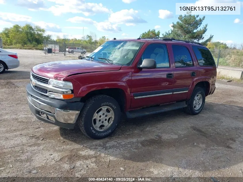 1GNEK13T95J132761 2005 Chevrolet Tahoe Ls