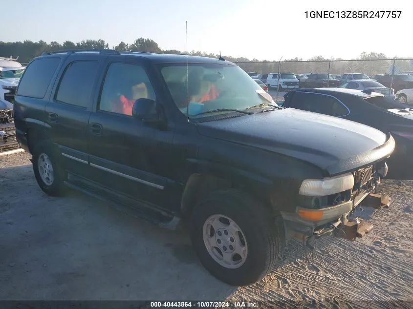 2005 Chevrolet Tahoe Ls VIN: 1GNEC13Z85R247757 Lot: 40443864