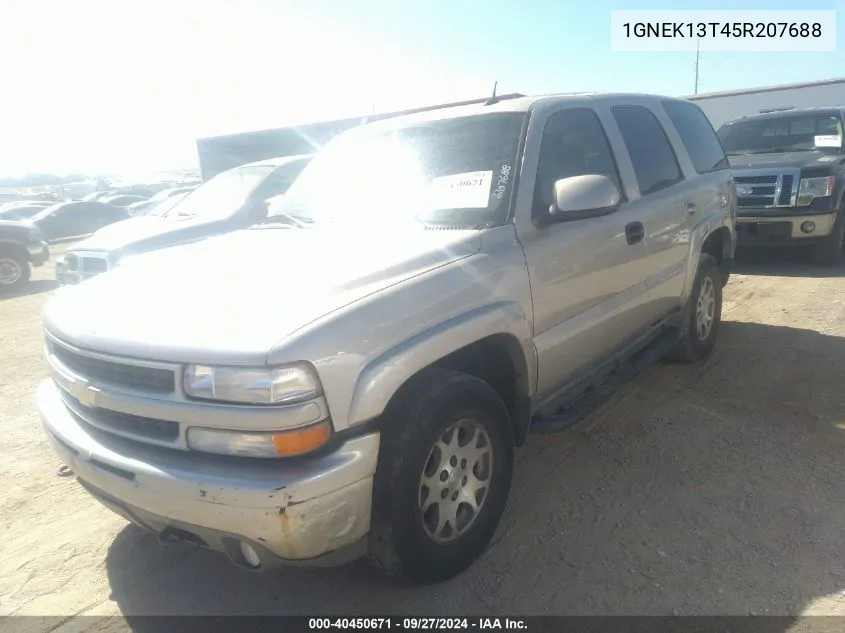 2005 Chevrolet Tahoe Z71 VIN: 1GNEK13T45R207688 Lot: 40450671