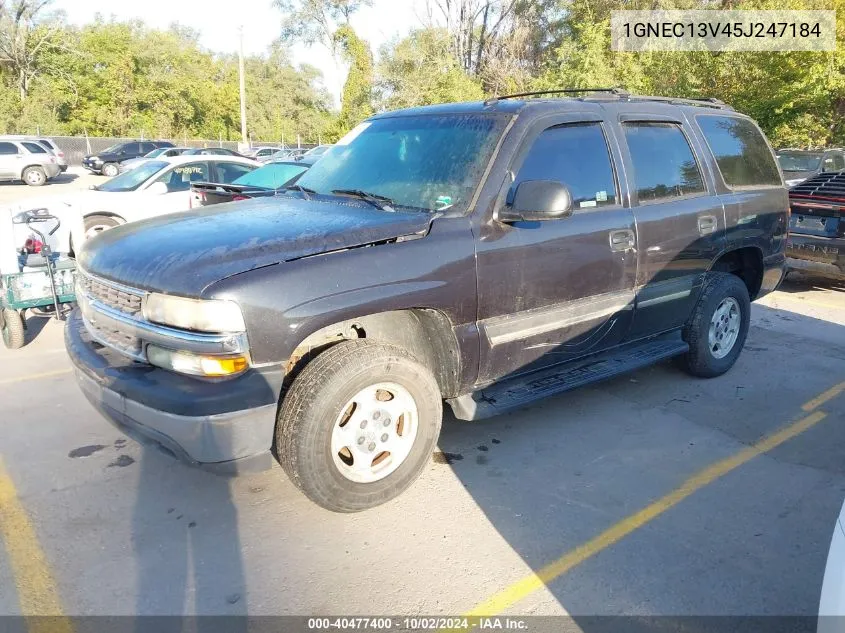 2005 Chevrolet Tahoe Ls VIN: 1GNEC13V45J247184 Lot: 40477400