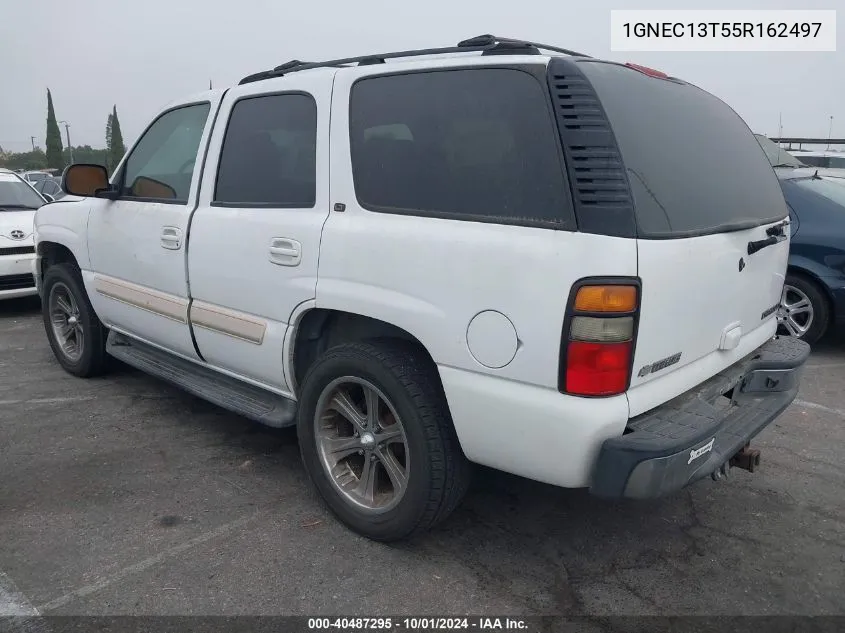 2005 Chevrolet Tahoe Lt VIN: 1GNEC13T55R162497 Lot: 40487295